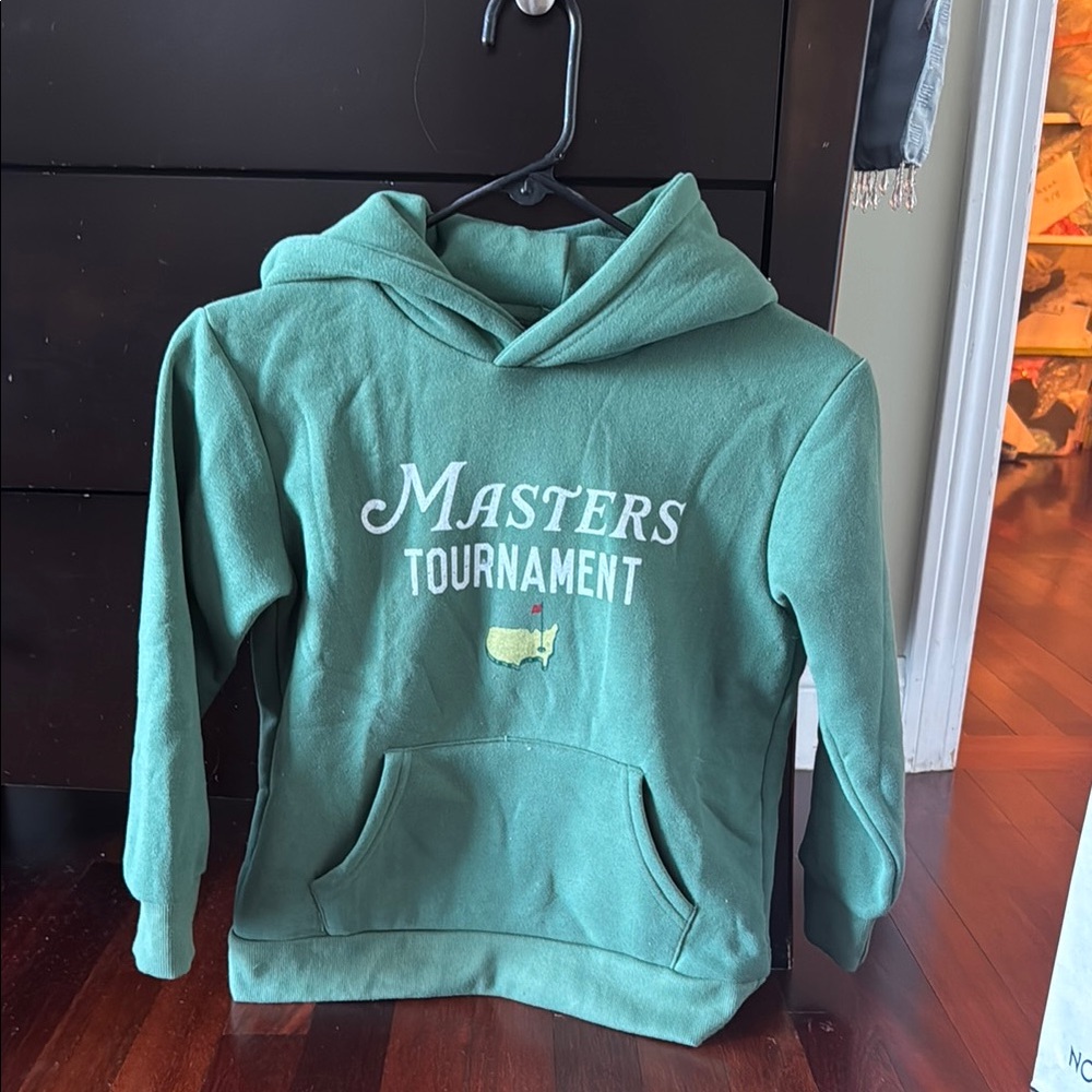Green Golf Masters Tournament kids Hoodie-NWT
